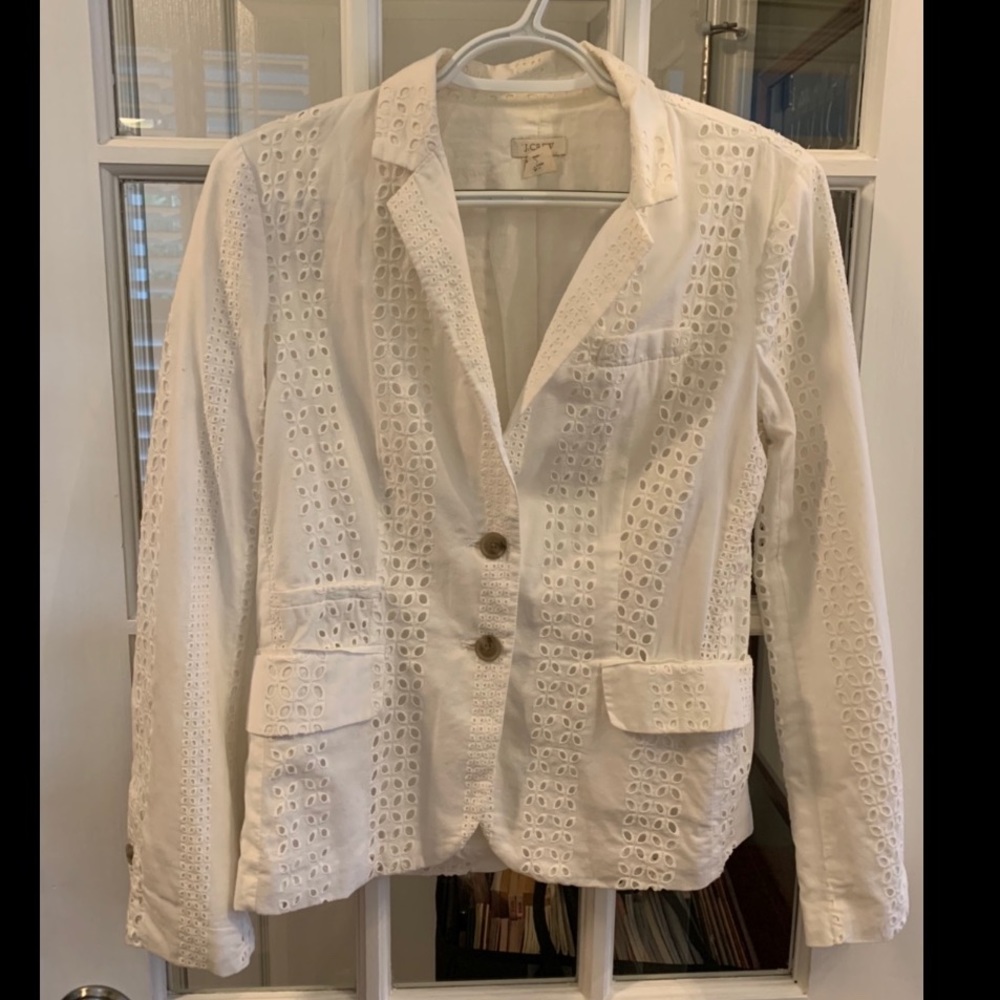 White J. Crew Blazer